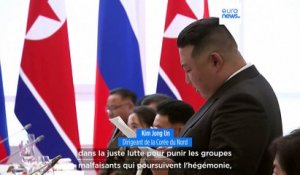 Depuis la Russie, Kim Jong Un convaincu d'une "grande victoire" de Moscou