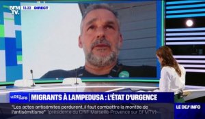 Arrivée de migrants à Lampedusa: Yann Manzi (Utopia 56) juge "affligeant" le manque d'organisation de l'Europe