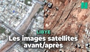 Ces images satellites de la Libye montrent les dégâts provoqués par les inondations de la tempête Daniel