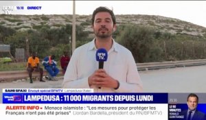 Lampedusa: 3600 migrants sont toujours au centre d'hébergement de l'île