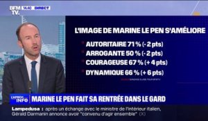 Marine Le Pen fait sa rentrée dans le Gard, portée par des sondages favorables