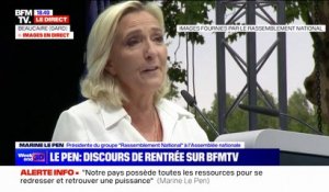 Marine Le Pen: "Ce 9 juin 2024, nous avons l'intention d'en faire un jour de fierté et de ferveur"