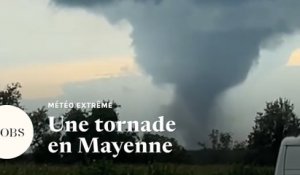 Les images de la tornade qui s'est formée en Mayenne