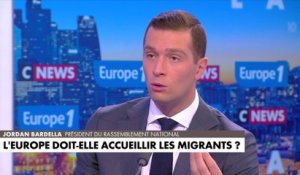 Jordan Bardella : «Il faut rendre la France, un pays impossible pour l'immigration clandestine. Que le pays soit moins attractif pour l'immigration»