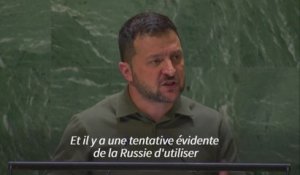 A la tribune de l’ONU, Zelensky accuse la Russie de "génocide"