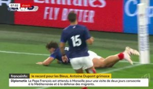 Rugby: Le capitaine Antoine Dupont souffre d’une fracture au niveau de la mâchoire mais reste dans le groupe du XV de France - VIDEO