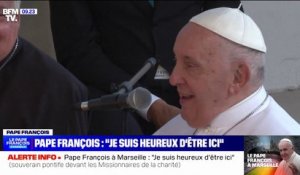 "Je suis heureux d'être ici": le pape François s'exprime en français devant les Missionnaires de la charité de Marseille