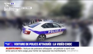 Manifestation contre "les violences policières" à Paris: une voiture de police a été attaquée par des manifestants