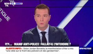 Pour Jordan Bardella, président du Rassemblement national et député européen: "il y a une sur-représentation de l'immigration dans la délinquance dans certains quartiers"