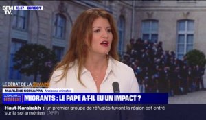 Immigration: pour Marlène Schiappa, Emmanuel Macron prône "une humanité de fermeté depuis 2017"