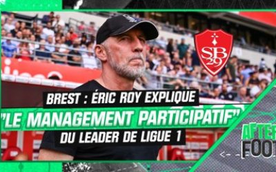 Brest : Éric Roy explique "le management participatif" du leader surprise de Ligue 1