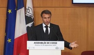 Corse - Le président Emmanuel Macron propose une "autonomie" à l'île, "ni contre l'État ni sans l'État": "Ayons l’audace de bâtir une autonomie à la Corse dans la République"