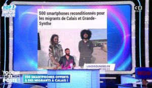 500 smartphones offerts à des migrants à Calais