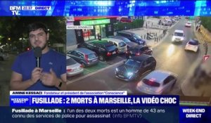 Fusillade à Marseille: "On demande à ce qu'il y ait une enquête pour savoir quel est l'agent municipal qui a diffusé ces images", affirme Amine Kessaci (président de l'association "Conscience")
