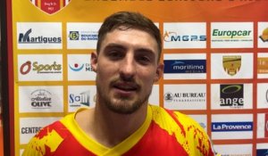 Interview maritima: Matthieu Limousin après la victoire de Martigues Handball contre Saintes