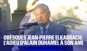 Obsèques de Jean-Pierre Elkabbach: l'adieu d'Alain Duhamel à son ami