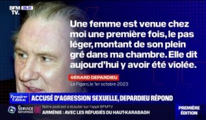 Accusé de viols, Gérard Depardieu répond dans une lettre ouverte
