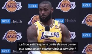 Lakers - LeBron James sur une retraite en fin de saison : "Je n'en ai aucune idée"