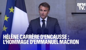 Hommage national à Hélène Carrère d'Encausse: le discours d'Emmanuel Macron