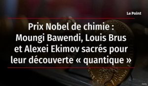 Prix Nobel de chimie : Moungi Bawendi, Louis Brus et Alexei Ekimov sacrés pour leur découverte « quantique »