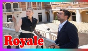 Charlene de Monaco joue le rôle de guide t0uristique pour une journée au Palais Princier