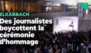 Des journalistes boycottent l'hommage de Macron à Elkabbach