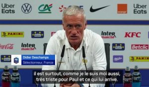 Bleus - Deschamps “attristé” par le cas Pogba