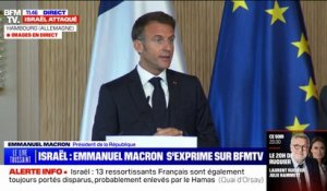Emmanuel Macron dénonce "un insupportable chantage" du Hamas sur les otages