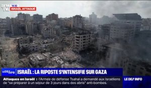Israël: le quartier d'Al-Rimal à Gaza complètement détruit après les bombardements israéliens