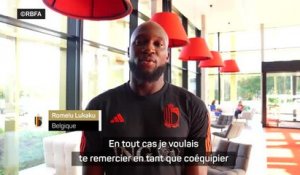 Belgique - Lukaku : “Je voulais te remercier Eden”