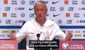 France - Deschamps : "J'ai l'impression qu'on a joué sans arrière droit pendant des années…"