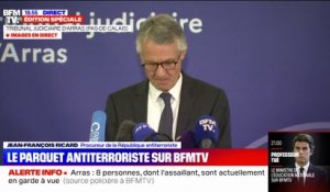 Arras: "Nous dénombrons une victime décédée et trois autres personnes blessées" indique le procureur de la République antiterroriste