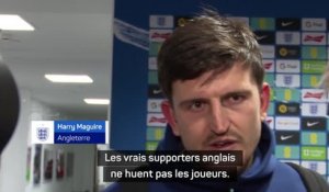 Angleterre - Maguire : "Les vrais supporters anglais ne huent pas les joueurs"