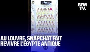 Au Louvre, Snapchat fait revivre l'Égypte antique en réalité augmentée