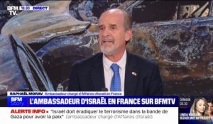 Raphaël Morav (ambassadeur chargé d'affaires d'Israël en France): "Être pro-palestinien, c'est être anti-Hamas"