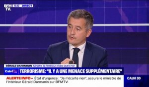 Gérald Darmanin (ministre de l’Intérieur et des Outre-mer): "Les attentats islamistes du Hamas font qu'il y a une possibilité supplémentaire d'une menace terroriste en Europe"