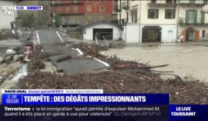 Alpes-Maritimes: la tempête Aline, moins dévastatrice que la tempête Alex il y a 3 ans