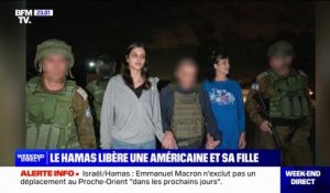 L'armée israélienne dévoile une première image des otages américaines libérées ce vendredi soir par le Hamas