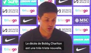 Angleterre - L'hommage d'Arteta à Bobby Charlton
