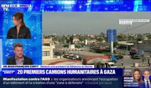 Israël/Hamas: "C'est une abomination d'observer qu'il y a une aide qui est là, côté égyptien et, de l'autre côté, des Gazaouis qui n'ont accès à rien" selon Jean-François Corty, vice-président de Médecins du Monde