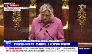 Marine Le Pen: "Après 6 ans de mandat d'Emmanuel Macron, nous ne pouvons que regretter le délitement de notre diplomatie"