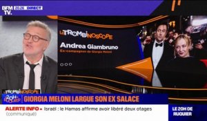 LE TROMBINOSCOPE - Giorgia Meloni largue son ex-compagnon salace