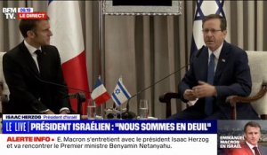 Isaac Herzog, président d'Israël: "Le Hezbollah joue avec le feu (...) si il nous tire vers la guerre, le Liban paiera le prix"
