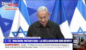 Benjamin Netanyahu sur les attaques du Hamas: "C'était le pire acte antisémite depuis l'Holocauste"