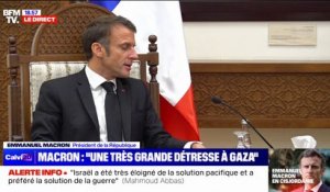 Emmanuel Macron: "L'attaque terroriste du Hamas du 7 octobre est une catastrophe pour le peuple palestinien"