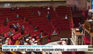 Séance publique à l'Assemblée nationale - Budget 2024 :  discussion d'une motion de rejet