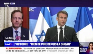 Israël/ Gaza: "On ne voulait pas faire la guerre" affirme le président d'Israël, Isaac Herzog