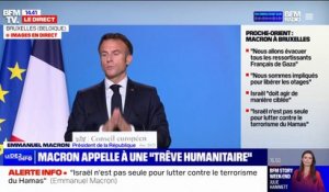 Interdictions de manifestations pro-palestiniennes: pour Emmanuel Macron, "il est essentiel pour nous que nous préservions notre unité"