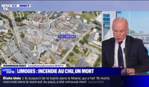 Un incendie s'est déclaré au CHU de Limoges faisant 1 mort, l'origine du feu reste encore à déterminer