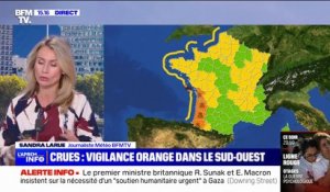 Crues, vagues-submersion, tempête: le point sur les départements placés en vigilances orange par Météo-France